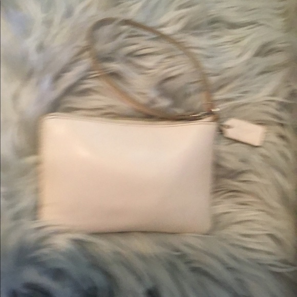 New Cream Coach Wristlet - Picture 2 of 3